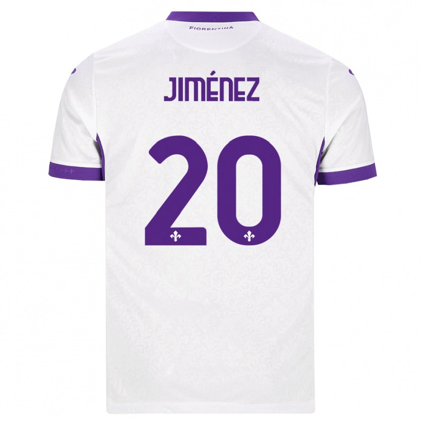 Danxen Heren Álex Jiménez #20 Wit Paars Uitshirt Uittenue 2026/27 T-Shirt België