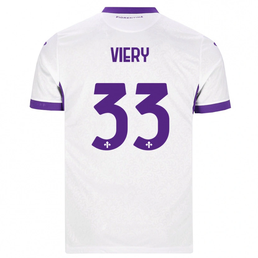 Danxen Heren Viery Fernandes Santos Lopes #33 Wit Paars Uitshirt Uittenue 2026/27 T-Shirt België