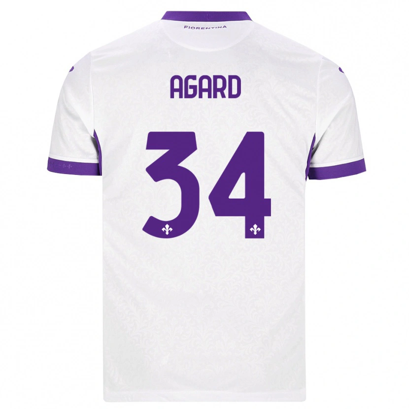 Danxen Heren Laura Agard #34 Wit Paars Uitshirt Uittenue 2026/27 T-Shirt België