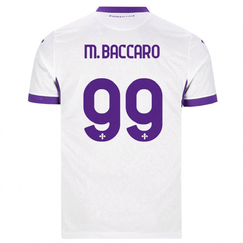 Danxen Heren Giulia Maria Baccaro #99 Wit Paars Uitshirt Uittenue 2026/27 T-Shirt België