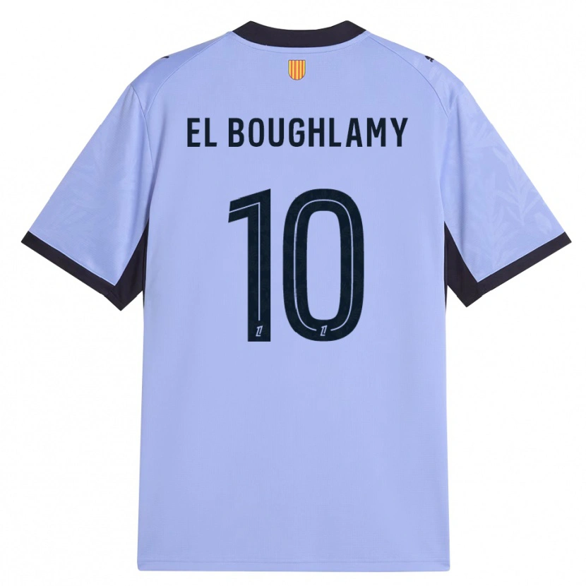 Danxen Heren Adam El Boughlamy #10 Lavendel Zwart Thuisshirt Derde Tenue 2026/27 T-Shirt België