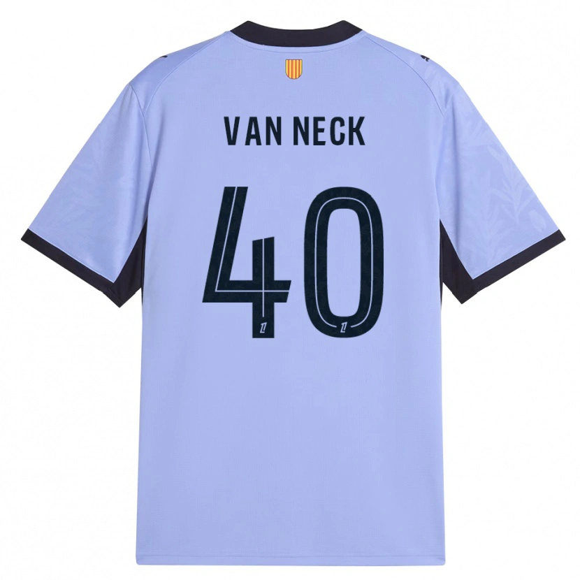 Danxen Heren Jelle Van Neck #40 Lavendel Zwart Thuisshirt Derde Tenue 2026/27 T-Shirt België