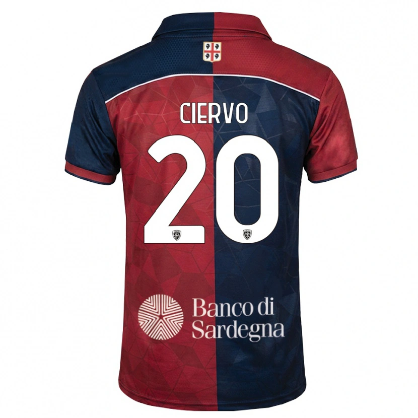 Danxen Heren Riccardo Ciervo #20 Bordeauxrood Koninklijk Blauw Thuisshirt Thuistenue 2026/27 T-Shirt België