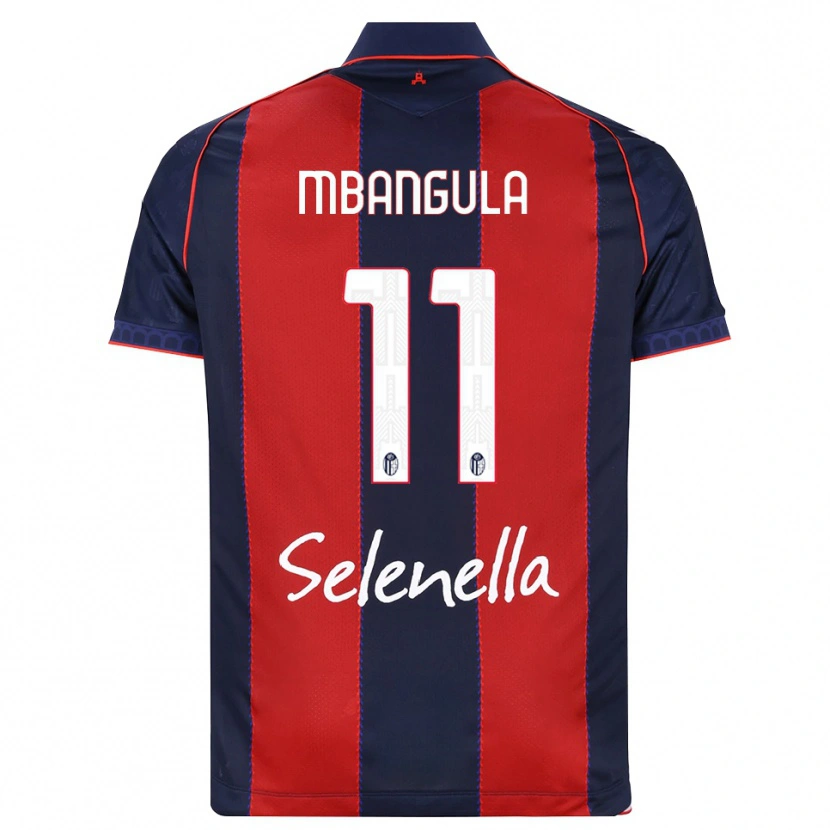 Danxen Heren Samuel Mbangula #11 Koninklijk Blauw Rood Wit Thuisshirt Thuistenue 2026/27 T-Shirt België