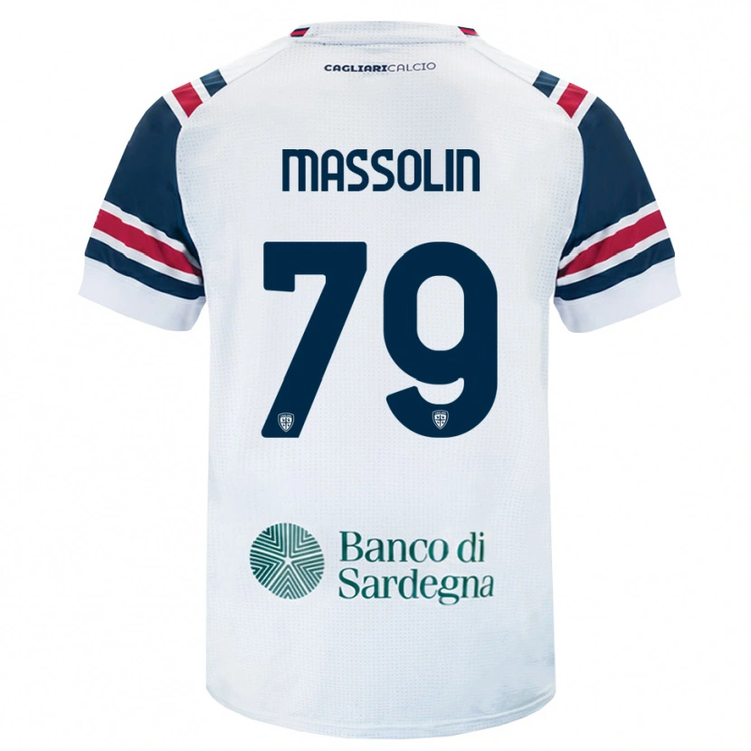 Danxen Heren Yanis Massolin #79 Wit Rood Groen Uitshirt Uittenue 2026/27 T-Shirt België