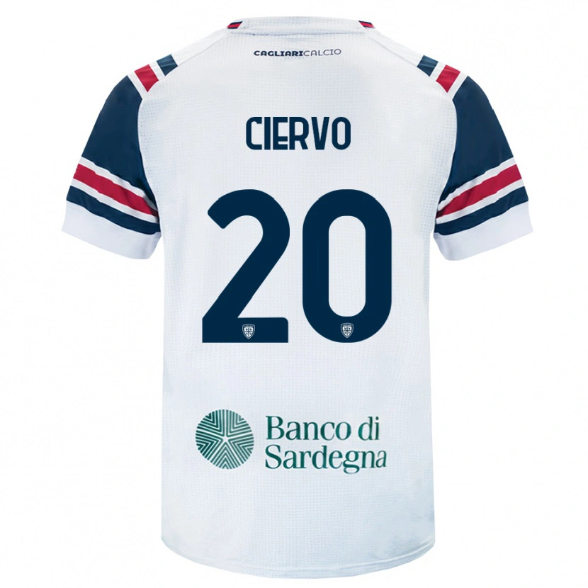 Danxen Heren Riccardo Ciervo #20 Wit Rood Groen Uitshirt Uittenue 2026/27 T-Shirt België