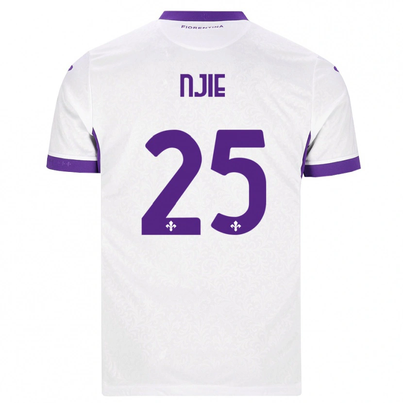 Danxen Heren Alieu Njie #25 Wit Paars Uitshirt Uittenue 2026/27 T-Shirt België