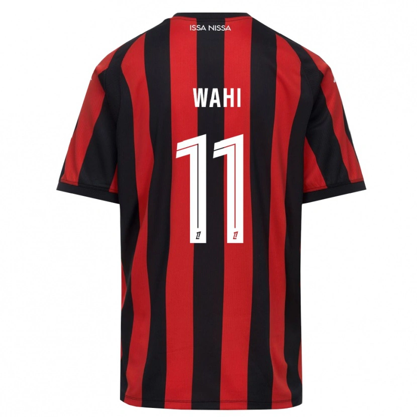 Danxen Heren Elye Wahi #11 Rood Zwart Wit Thuisshirt Thuistenue 2026/27 T-Shirt België