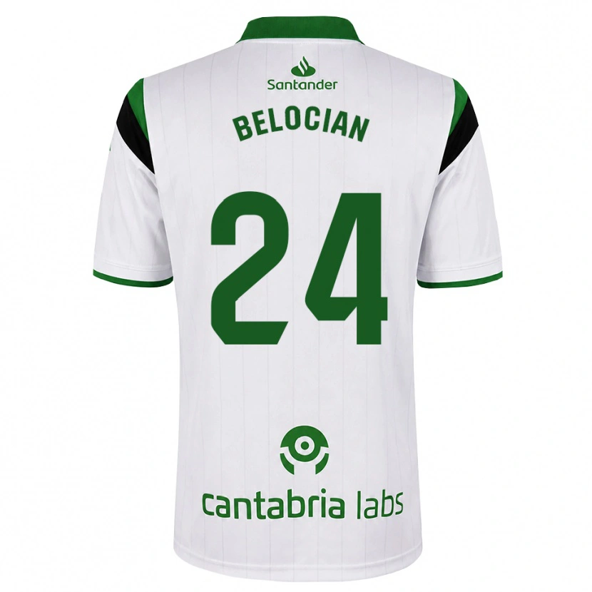Danxen Heren Jeanuël Belocian #24 Wit Groen Zwart Thuisshirt Thuistenue 2026/27 T-Shirt België