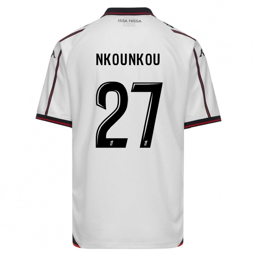 Danxen Heren Niels Nkounkou #27 Zwart Wit Uitshirt Uittenue 2026/27 T-Shirt België