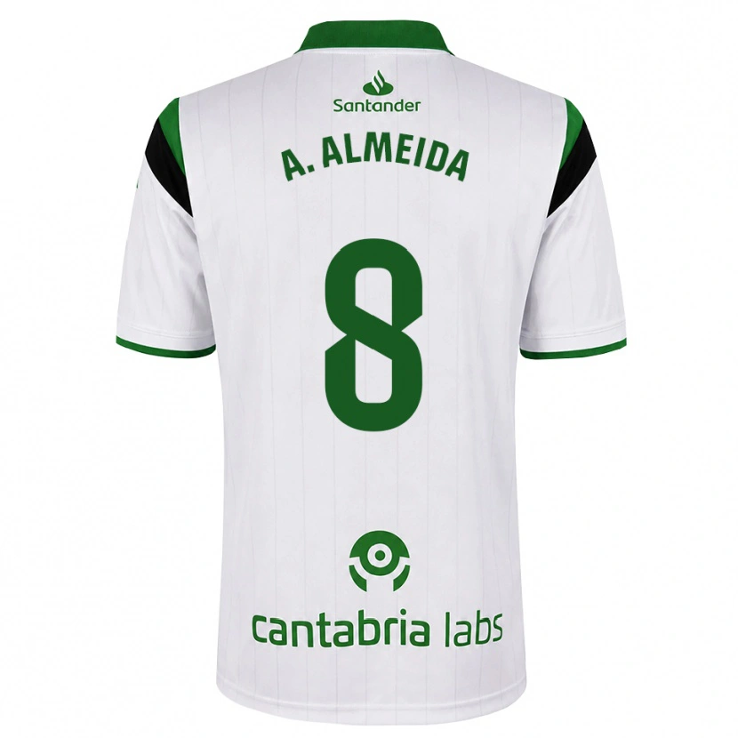 Danxen Dames André Almeida #8 Wit Groen Zwart Thuisshirt Thuistenue 2026/27 T-Shirt België