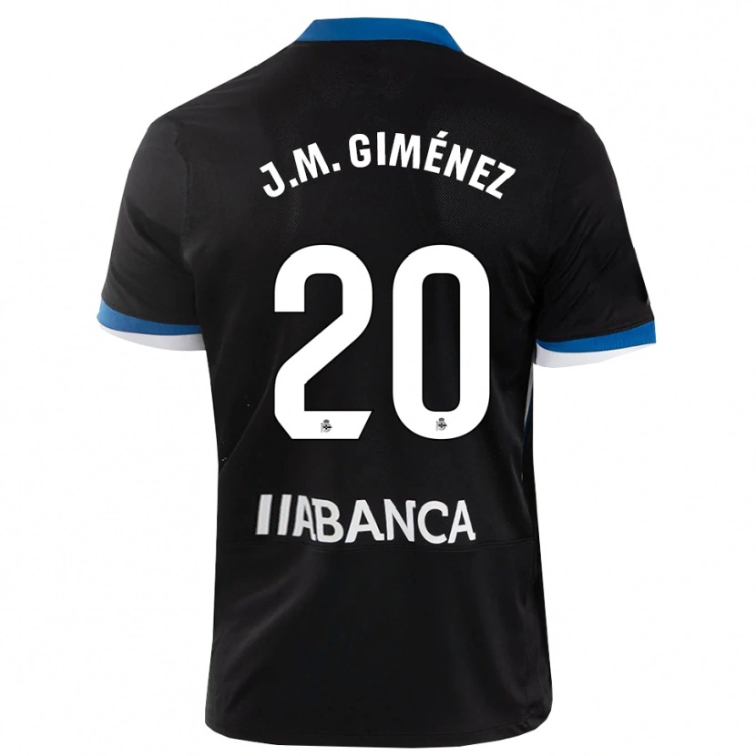Danxen Dames José María Giménez #20 Zwart Blauw Wit Uitshirt Uittenue 2026/27 T-Shirt België