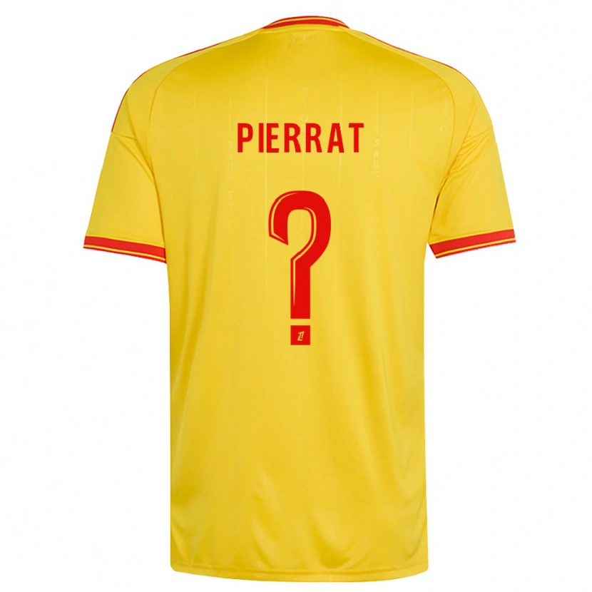 Danxen Dames Nino Pierrat #0 Goud Oranje Rood Thuisshirt Thuistenue 2026/27 T-Shirt België