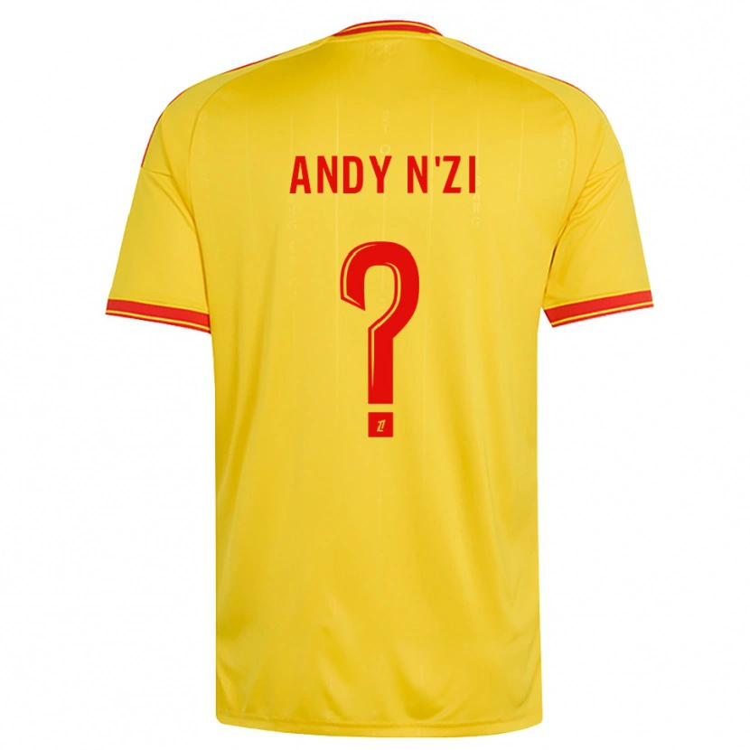 Danxen Dames Christ Andy N'zi #0 Goud Oranje Rood Thuisshirt Thuistenue 2026/27 T-Shirt België