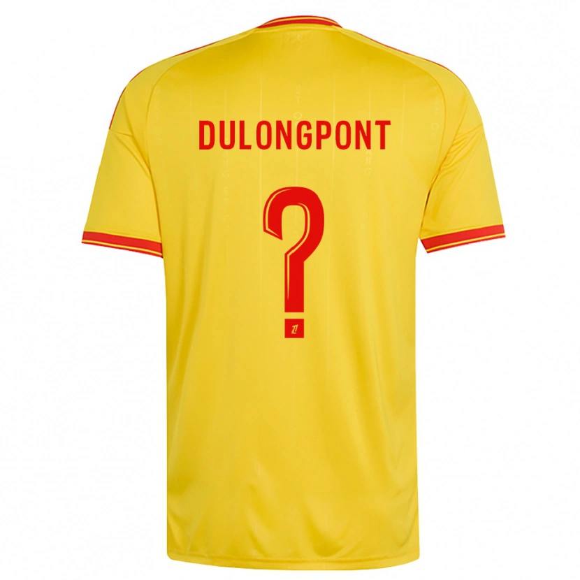 Danxen Dames Tom Dulongpont #0 Goud Oranje Rood Thuisshirt Thuistenue 2026/27 T-Shirt België