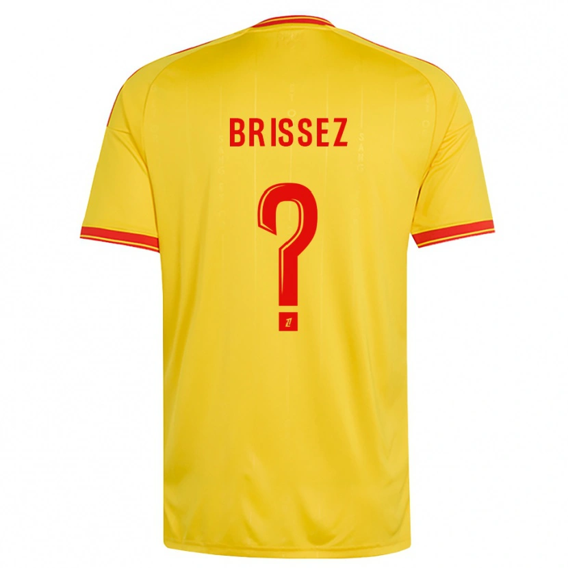 Danxen Dames Baptiste Brissez #0 Goud Oranje Rood Thuisshirt Thuistenue 2026/27 T-Shirt België
