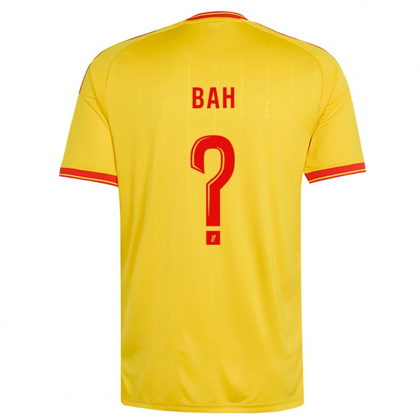Danxen Dames Souleymane Bah #0 Goud Oranje Rood Thuisshirt Thuistenue 2026/27 T-Shirt België