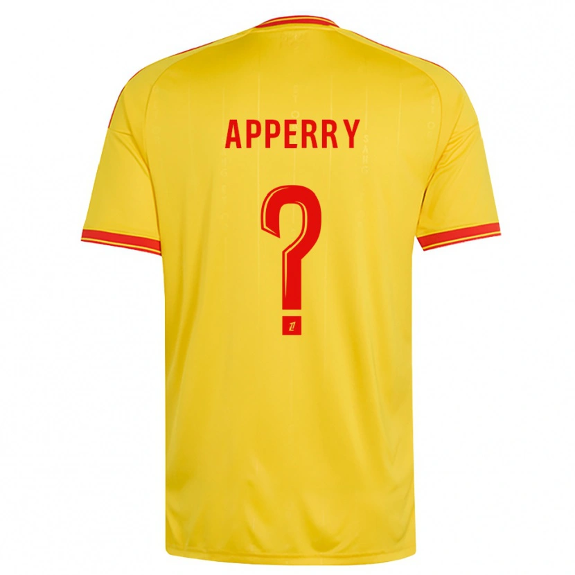 Danxen Dames Marceau Apperry #0 Goud Oranje Rood Thuisshirt Thuistenue 2026/27 T-Shirt België