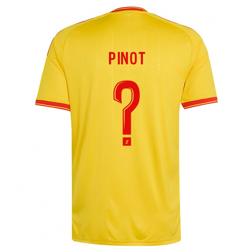 Danxen Dames Sasha Pinot #0 Goud Oranje Rood Thuisshirt Thuistenue 2026/27 T-Shirt België