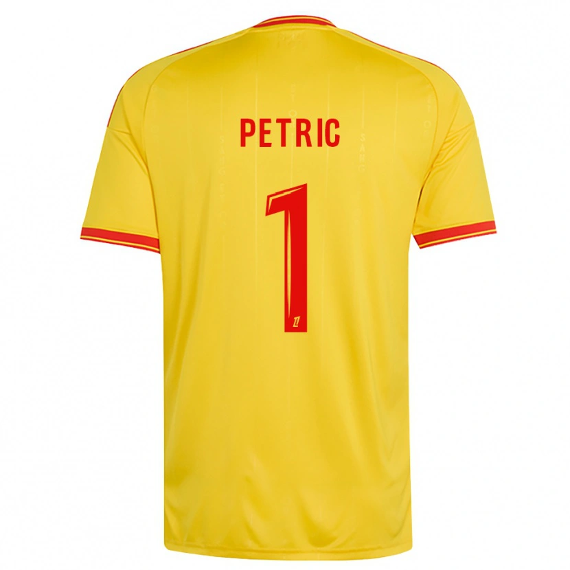 Danxen Dames Denis Petric #1 Goud Oranje Rood Thuisshirt Thuistenue 2026/27 T-Shirt België