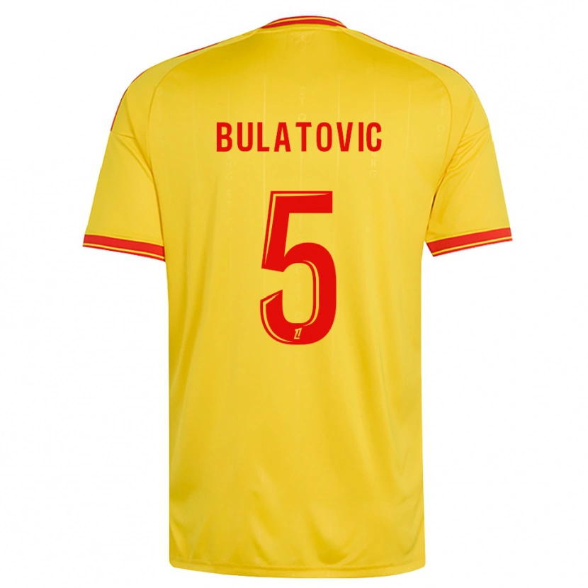 Danxen Dames Andrija Bulatovic #5 Goud Oranje Rood Thuisshirt Thuistenue 2026/27 T-Shirt België