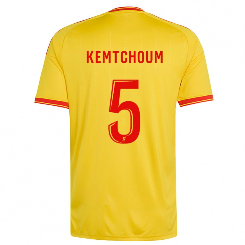 Danxen Dames Noé Kemtchoum #5 Goud Oranje Rood Thuisshirt Thuistenue 2026/27 T-Shirt België