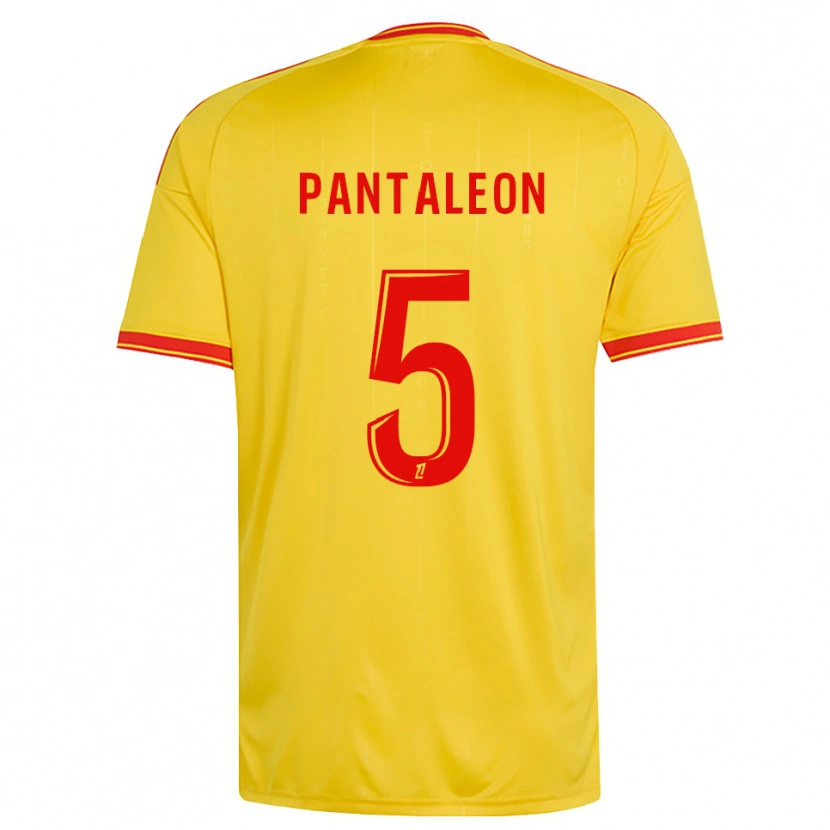 Danxen Dames Tom Pantaleon #5 Goud Oranje Rood Thuisshirt Thuistenue 2026/27 T-Shirt België