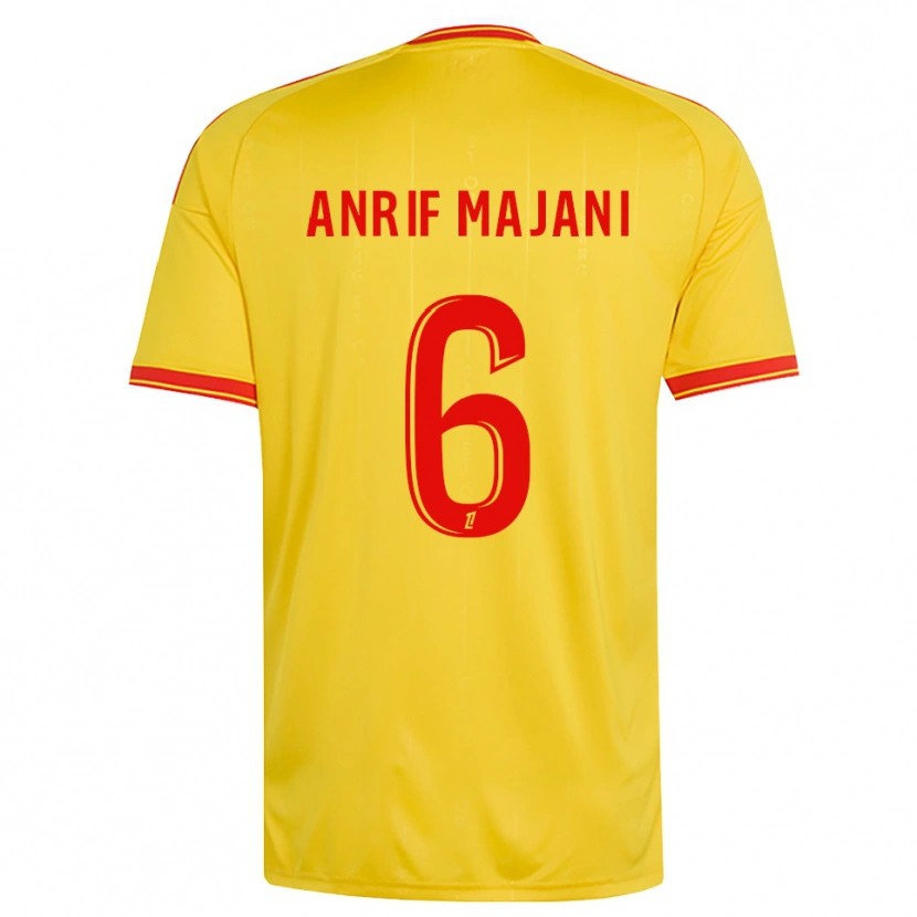 Danxen Dames El Anrif Majani #6 Goud Oranje Rood Thuisshirt Thuistenue 2026/27 T-Shirt België