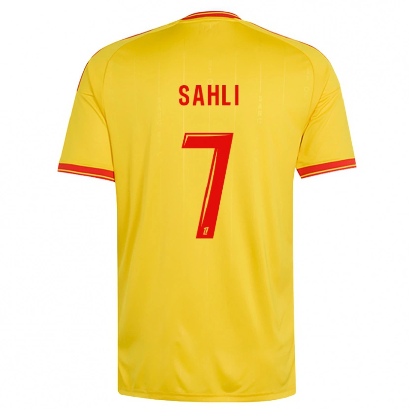 Danxen Dames Wael Sahli #7 Goud Oranje Rood Thuisshirt Thuistenue 2026/27 T-Shirt België