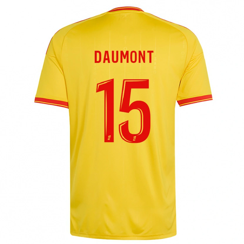 Danxen Dames Camille Daumont #15 Goud Oranje Rood Thuisshirt Thuistenue 2026/27 T-Shirt België