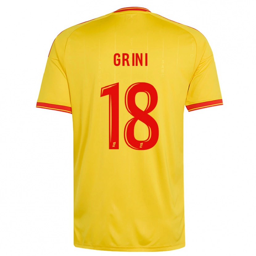 Danxen Dames Ilyes Grini #18 Goud Oranje Rood Thuisshirt Thuistenue 2026/27 T-Shirt België