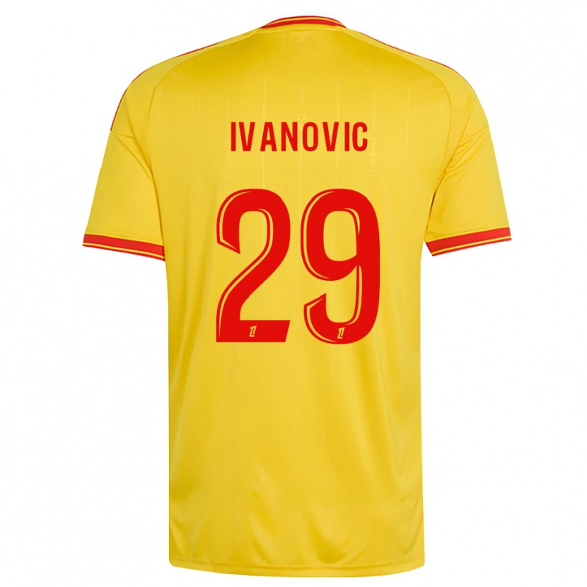 Danxen Dames Franjo Ivanović #29 Goud Oranje Rood Thuisshirt Thuistenue 2026/27 T-Shirt België