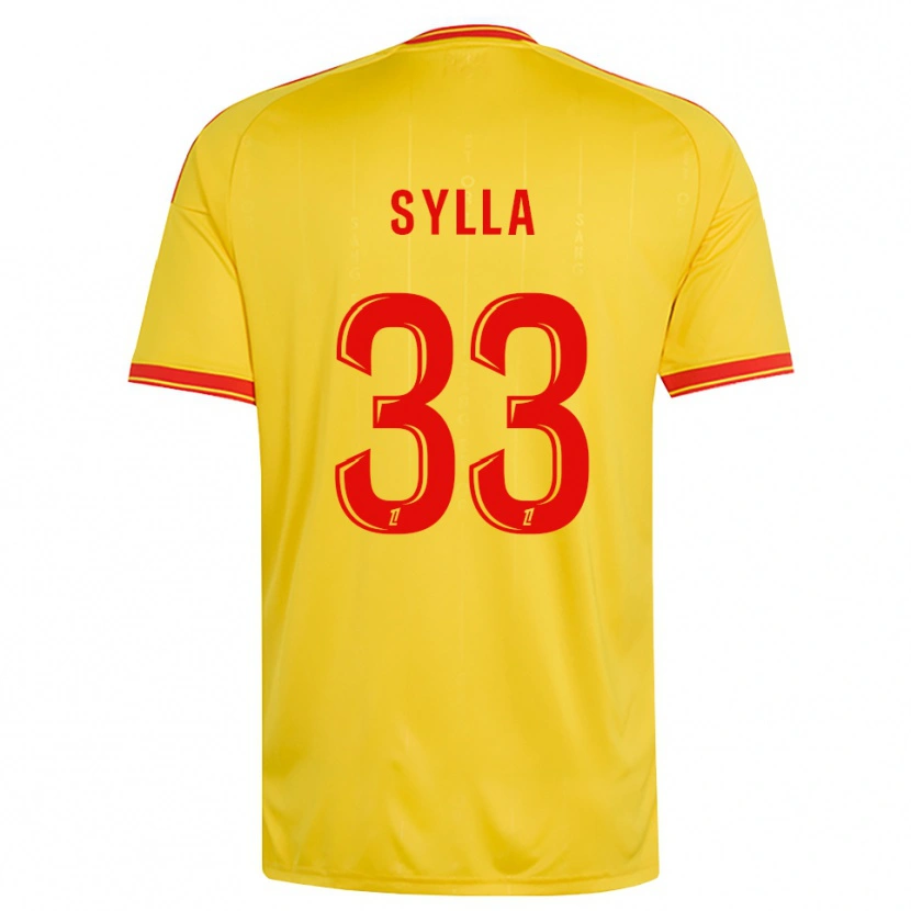 Danxen Dames Fodé Sylla #33 Goud Oranje Rood Thuisshirt Thuistenue 2026/27 T-Shirt België