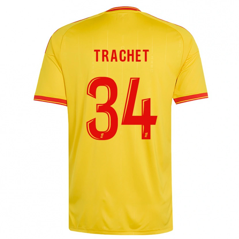 Danxen Dames Amélie Trachet #34 Goud Oranje Rood Thuisshirt Thuistenue 2026/27 T-Shirt België