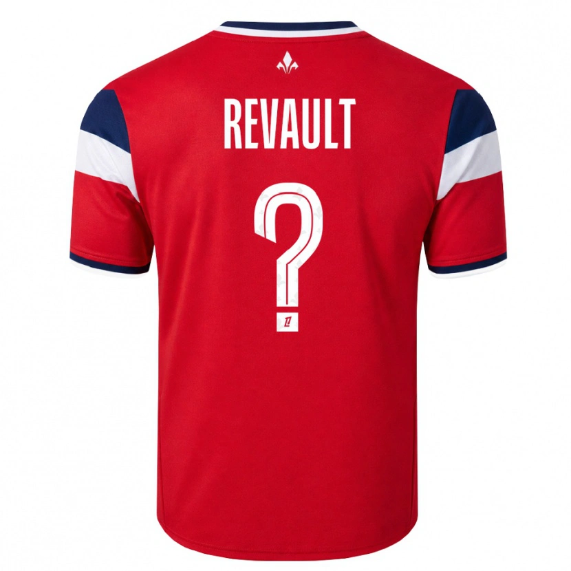 Danxen Dames Joris Revault #0 Rood Wit Koninklijk Blauw Thuisshirt Thuistenue 2026/27 T-Shirt België