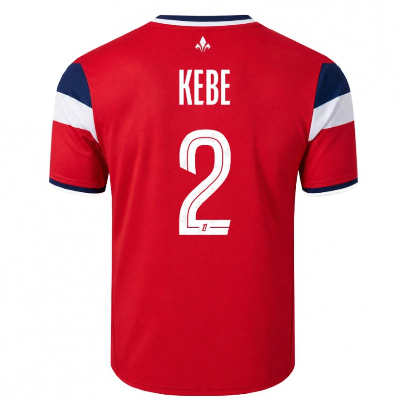 Danxen Dames Hamadi Kebe #2 Rood Wit Koninklijk Blauw Thuisshirt Thuistenue 2026/27 T-Shirt België