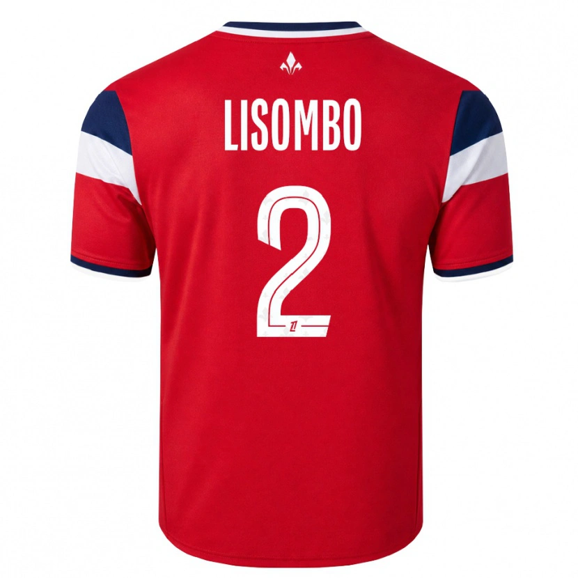 Danxen Dames Lougy Lisombo #2 Rood Wit Koninklijk Blauw Thuisshirt Thuistenue 2026/27 T-Shirt België