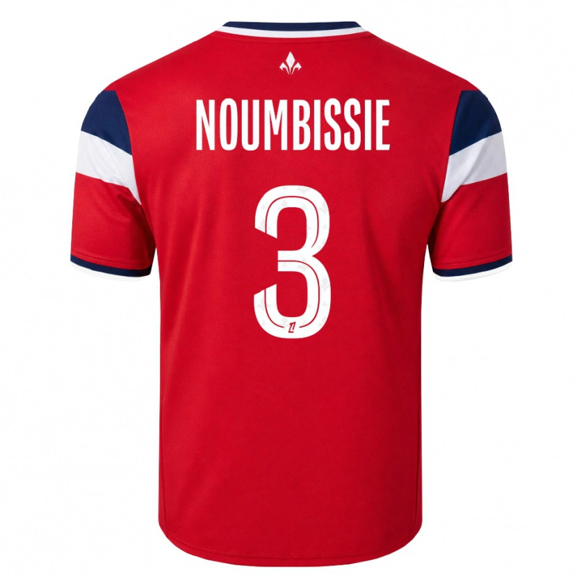 Danxen Dames Stéphane Noumbissie #3 Rood Wit Koninklijk Blauw Thuisshirt Thuistenue 2026/27 T-Shirt België