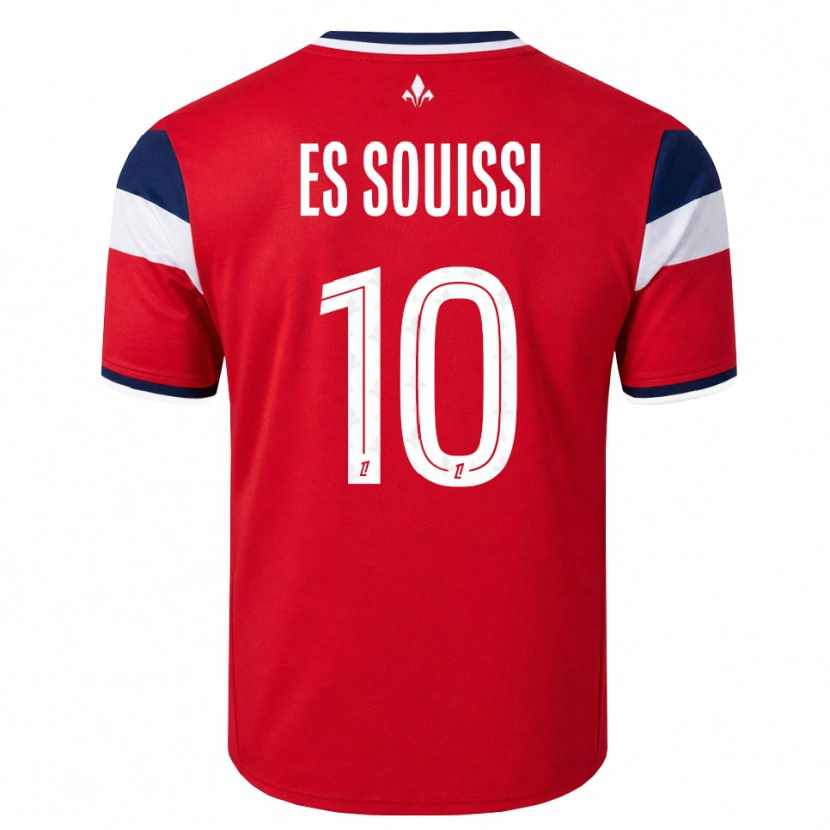 Danxen Dames Yllian Es Souissi #10 Rood Wit Koninklijk Blauw Thuisshirt Thuistenue 2026/27 T-Shirt België