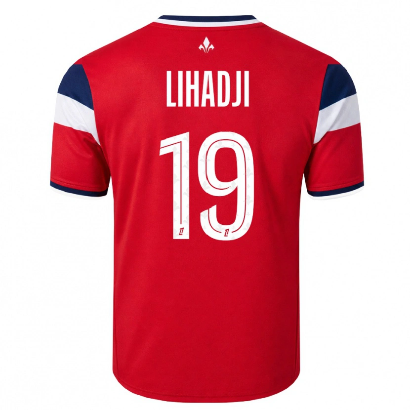 Danxen Dames Isaac Lihadji #19 Rood Wit Koninklijk Blauw Thuisshirt Thuistenue 2026/27 T-Shirt België