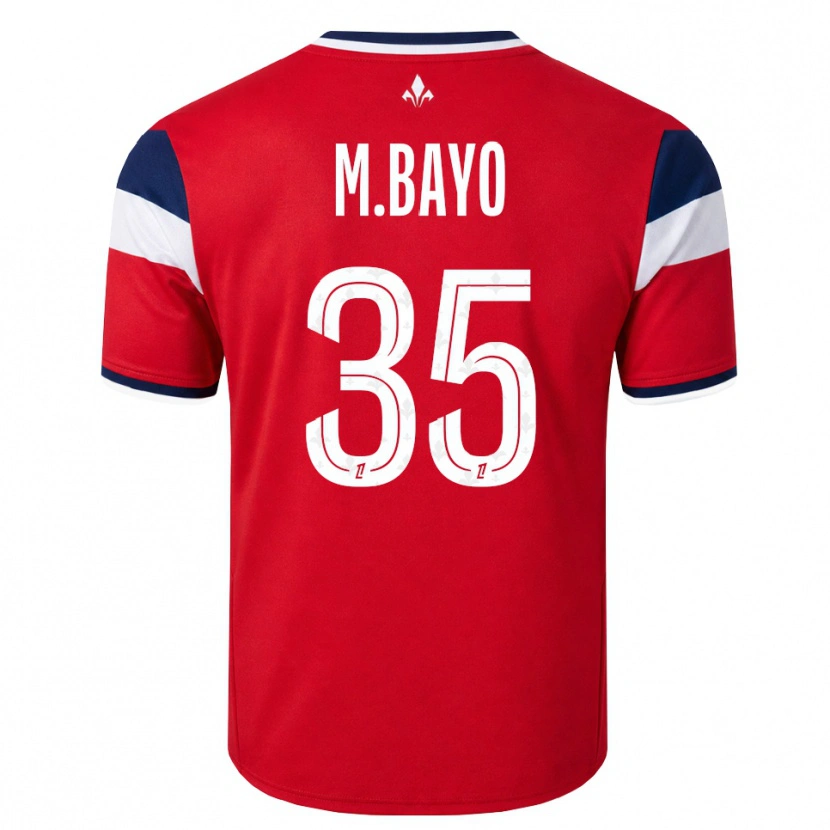 Danxen Dames Mohamed Bayo #35 Rood Wit Koninklijk Blauw Thuisshirt Thuistenue 2026/27 T-Shirt België