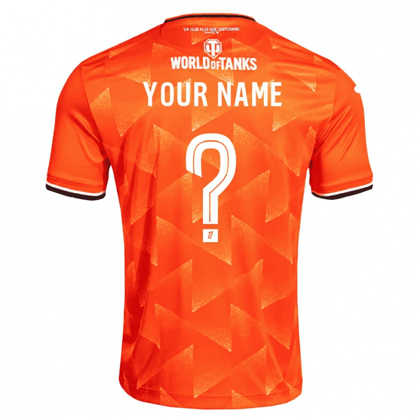 Danxen Dames Uw Naam #0 Oranje Wit Zwart Thuisshirt Thuistenue 2026/27 T-Shirt België