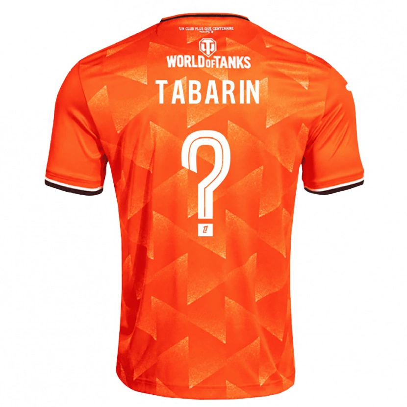 Danxen Dames Lenny Tabarin #0 Oranje Wit Zwart Thuisshirt Thuistenue 2026/27 T-Shirt België