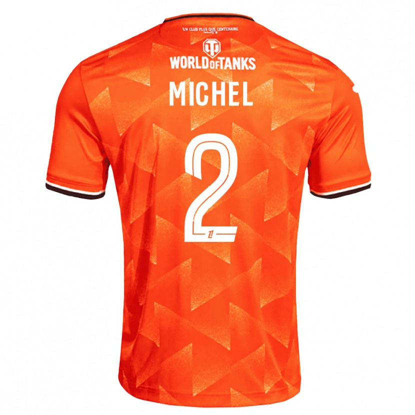 Danxen Dames Raphaël Michel #2 Oranje Wit Zwart Thuisshirt Thuistenue 2026/27 T-Shirt België