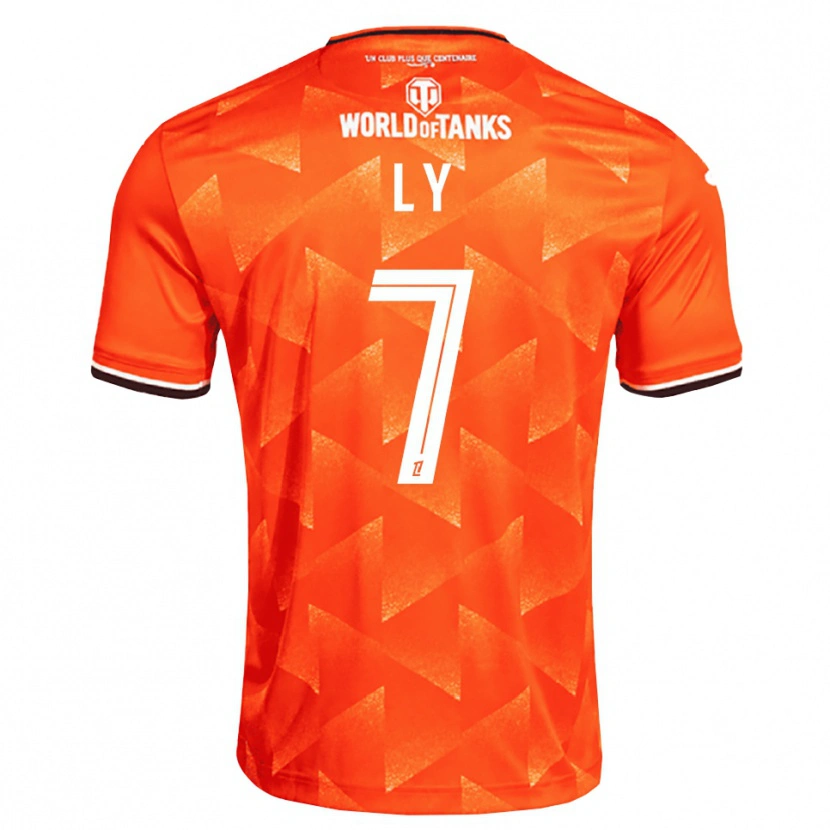 Danxen Dames Mactar Ly #7 Oranje Wit Zwart Thuisshirt Thuistenue 2026/27 T-Shirt België