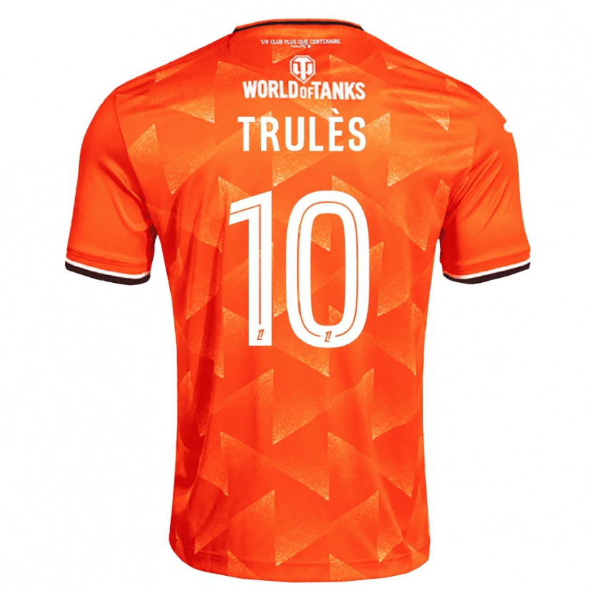 Danxen Dames Rayann Trulès #10 Oranje Wit Zwart Thuisshirt Thuistenue 2026/27 T-Shirt België