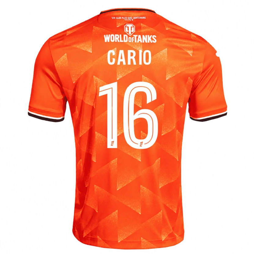 Danxen Dames Anthony Cario #16 Oranje Wit Zwart Thuisshirt Thuistenue 2026/27 T-Shirt België