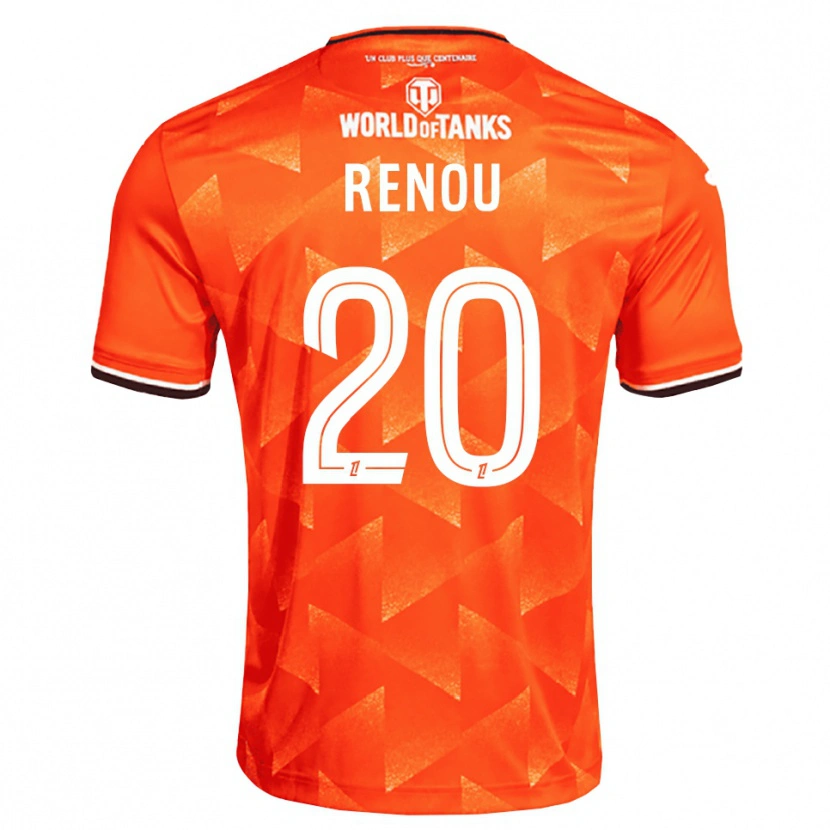 Danxen Dames Camille Renou #20 Oranje Wit Zwart Thuisshirt Thuistenue 2026/27 T-Shirt België