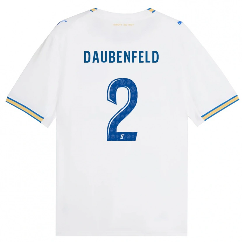 Danxen Dames Lucas Daubenfeld #2 Dodgerblauw Wit Thuisshirt Thuistenue 2026/27 T-Shirt België