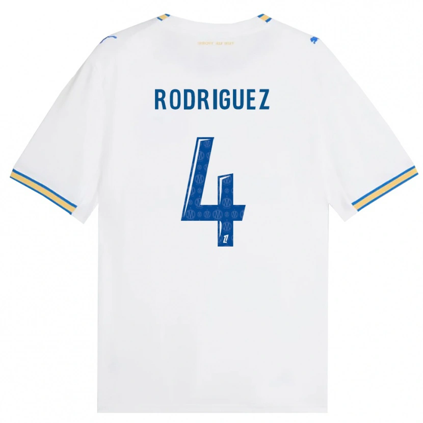 Danxen Dames Ruben Rodriguez #4 Dodgerblauw Wit Thuisshirt Thuistenue 2026/27 T-Shirt België